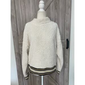 Nanette Lepore, large Sherpa mock neck, pullover